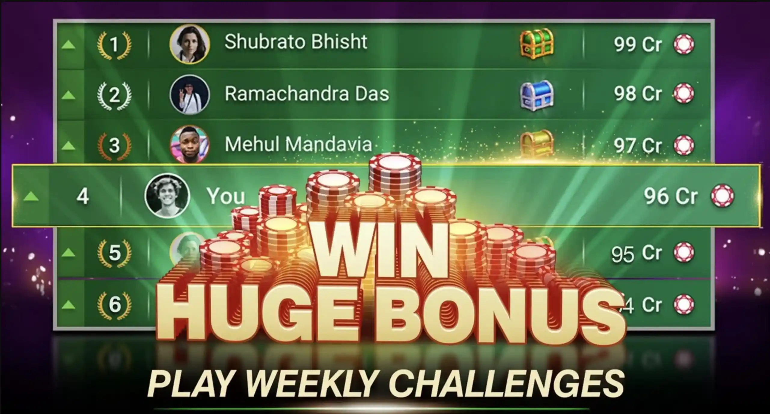 teen patti gold free chips reward screen